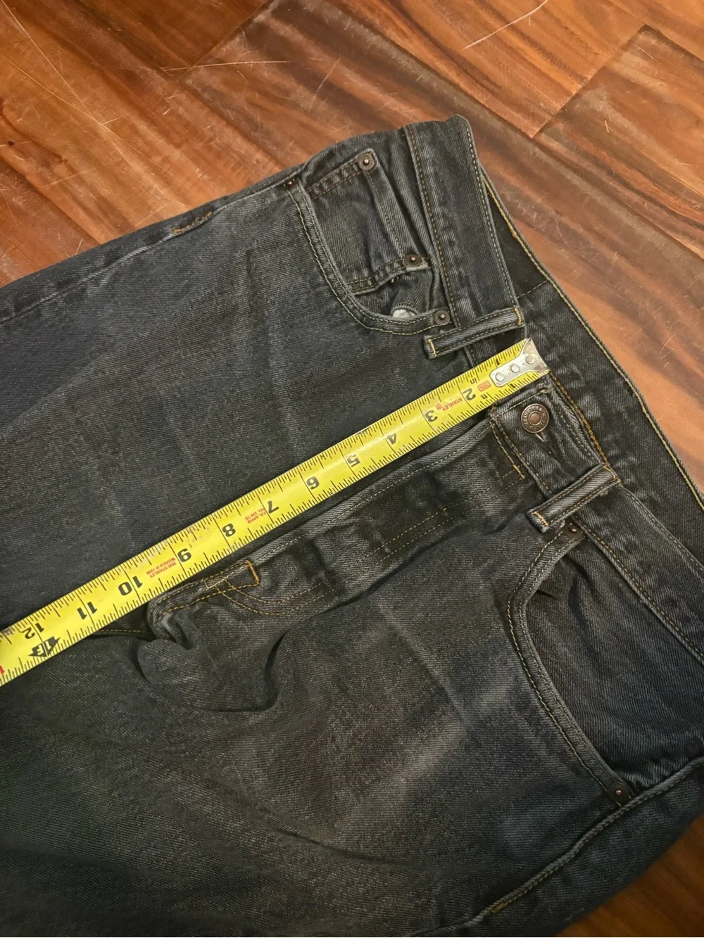 Vintage Levi’s 501 Black Jeans USA Made Button Fly 32x30 Faded Wash‎ (0312)